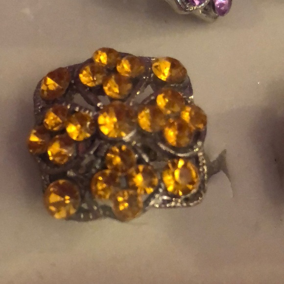 12pc BOX of adjustable rings- Nice Costume Jewelry - Picture 5 of 8